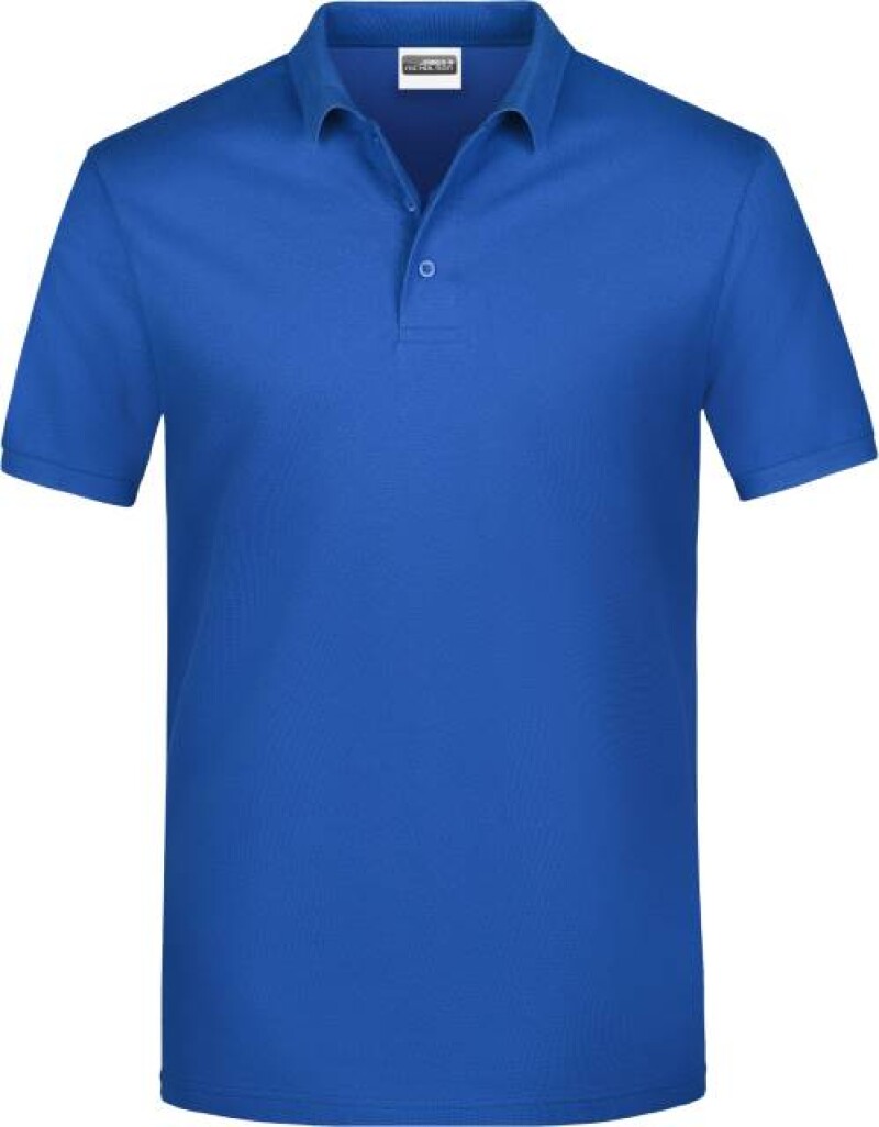 Pánské piqué polo James & Nicholson, královská modrá, 5XL
