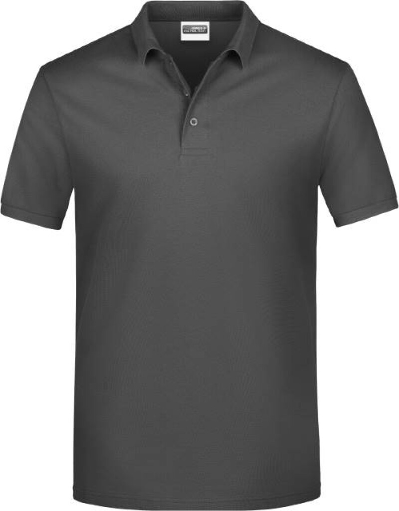 Pánské piqué polo James & Nicholson, antracitová, L