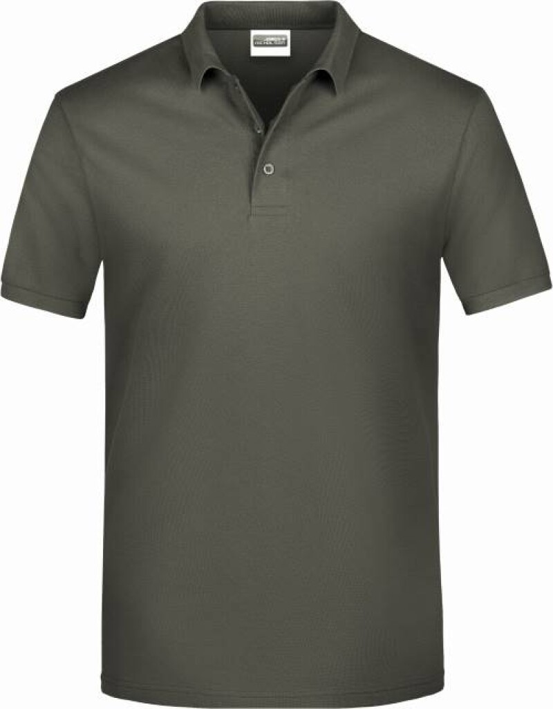 Pánské piqué polo James & Nicholson, hnědá, 4XL