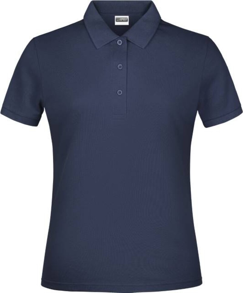 Dámské piqué polo James & Nicholson, námořní modrá, S