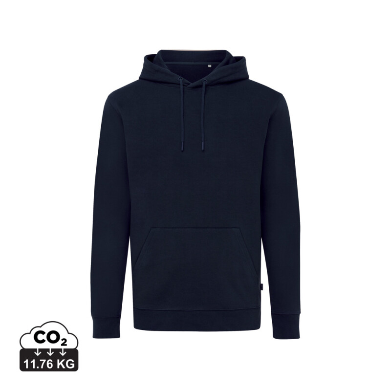 Mikina s kapucí z recyklované bavlny, námořní modrá, 5XL