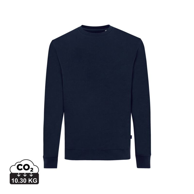 Mikina z recyklované bavlny, námořní modrá, 5XL