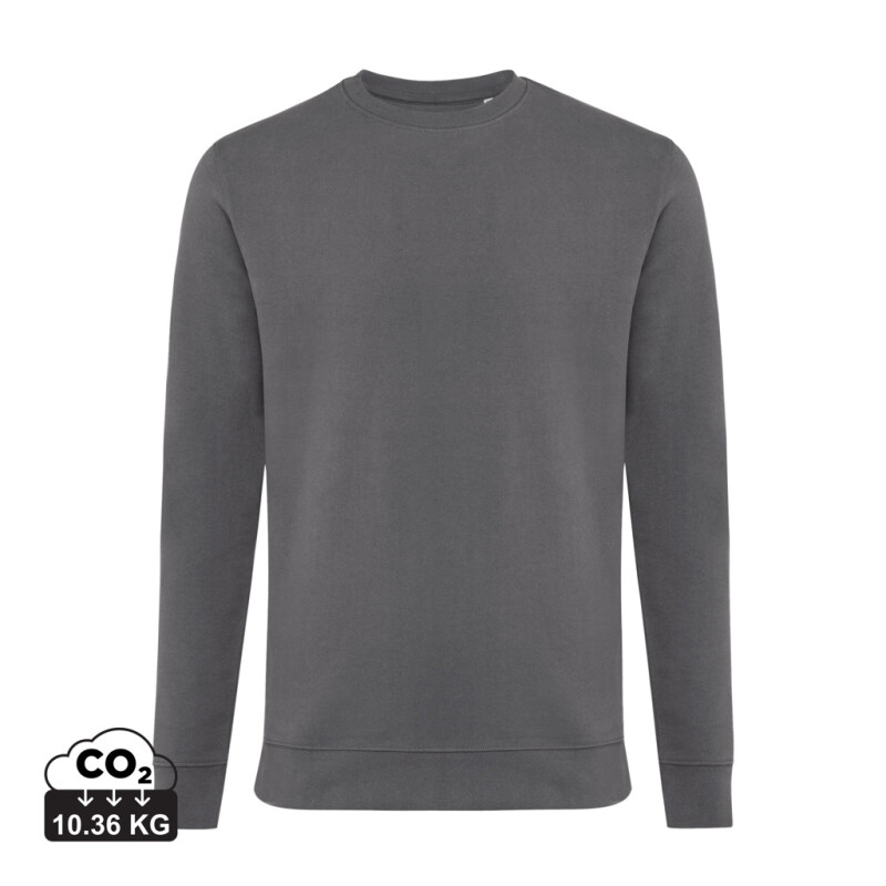 Mikina z recyklované bavlny, antracitová, 3XL
