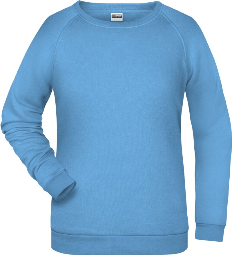 Dámská mikina James Nicholson sweatshirt women, sv. modrá, vel. XS
