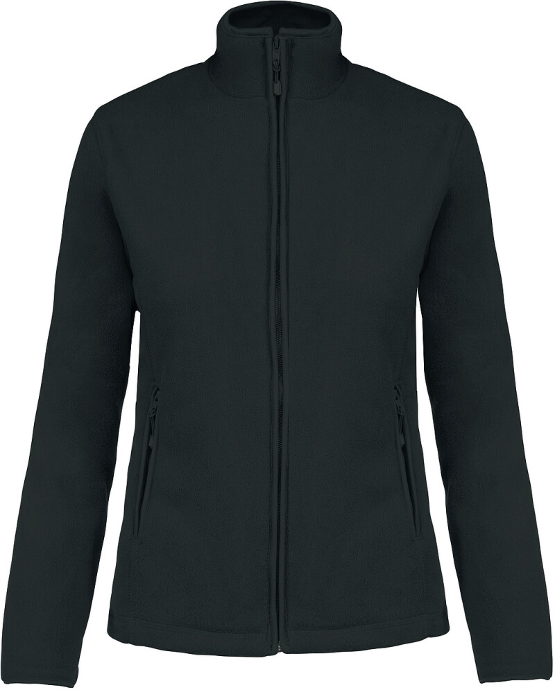 Dámská mikrofleecová mikina Kariban fleece jacket women, tmavě šedá, vel. L