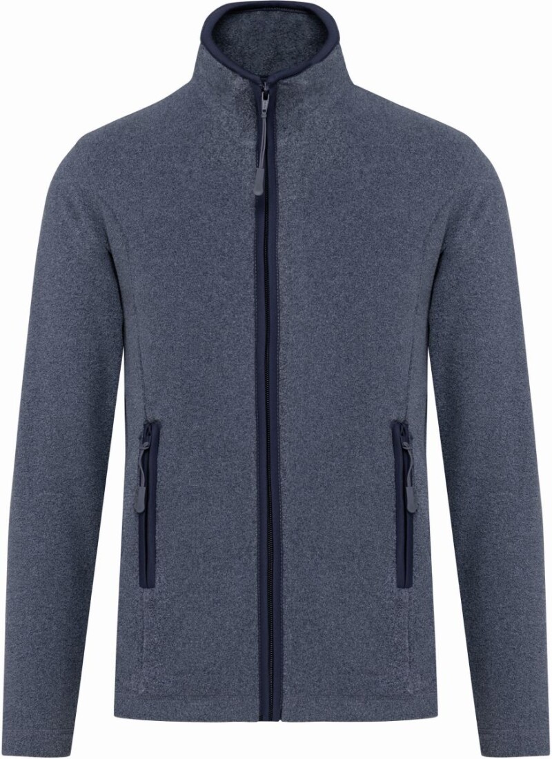 Dámská mikrofleecová mikina Kariban fleece jacket women, tmavá námořní modrá, vel. XXL