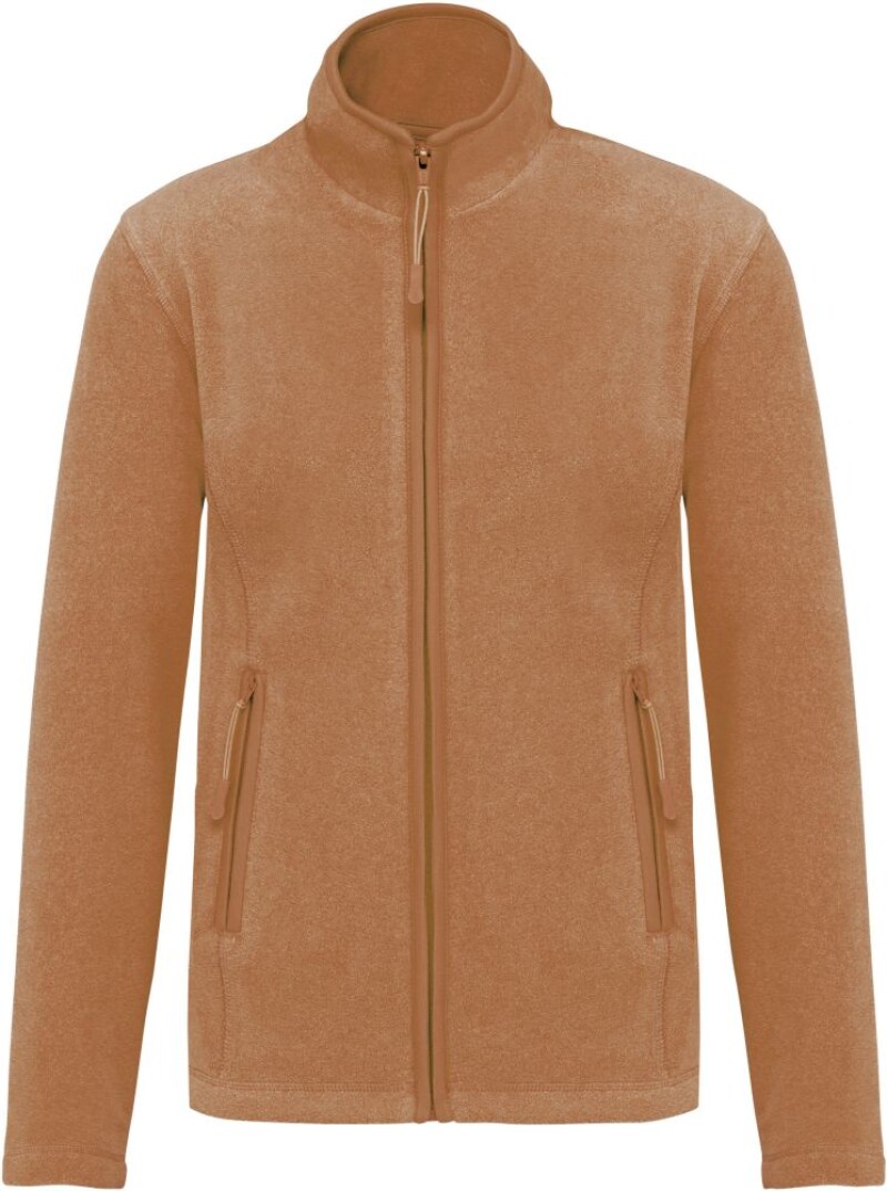 Dámská mikrofleecová mikina Kariban fleece jacket women, sv. hnědá, vel. XL