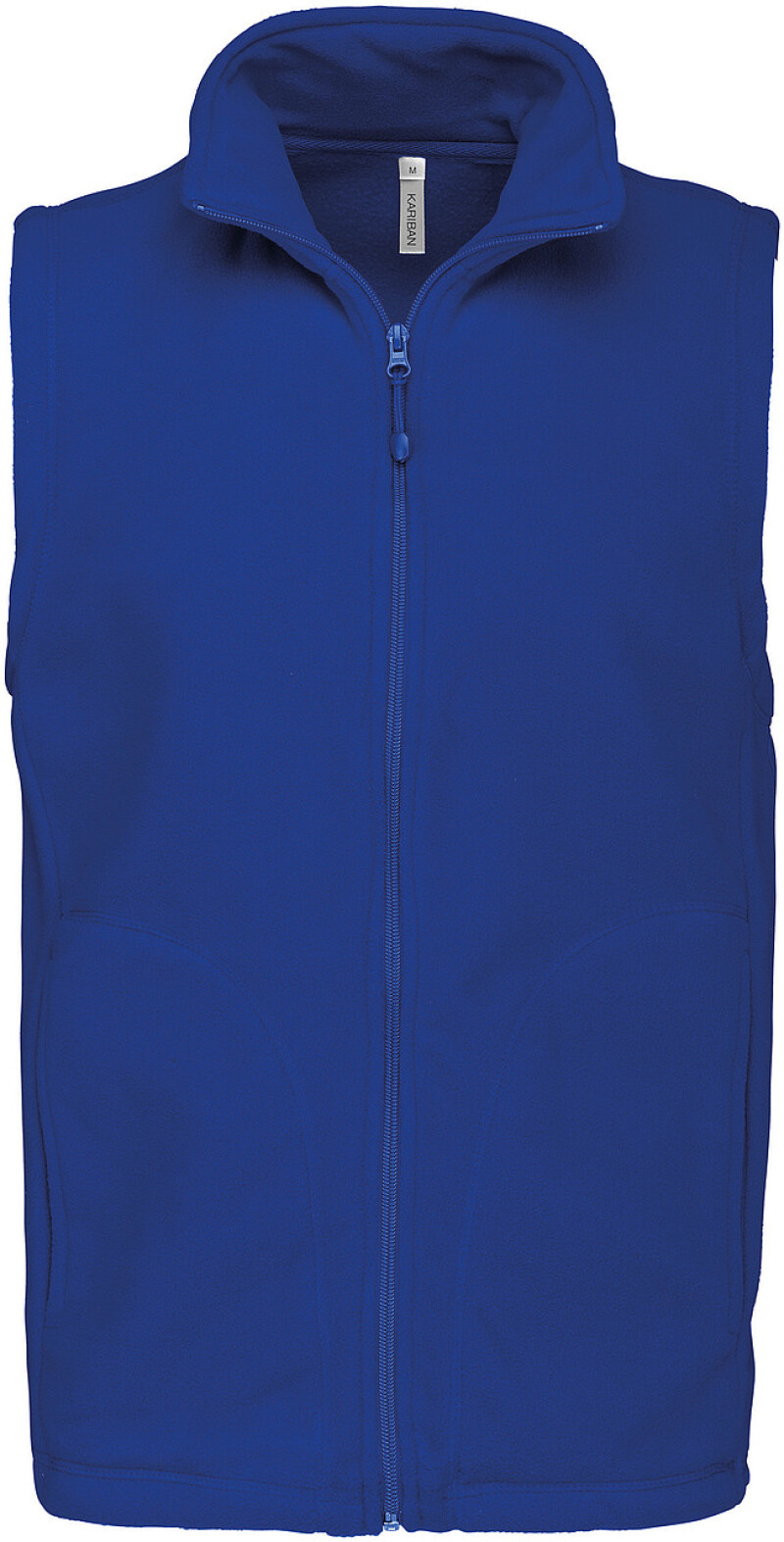 Pánská mikrofleecová vesta Kariban fleece vest men, královská modrá, vel. M