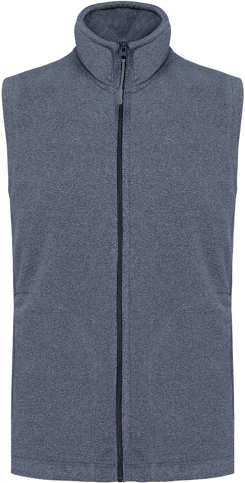 Pánská mikrofleecová vesta Kariban fleece vest men, tmavá námořní modrá, vel. L
