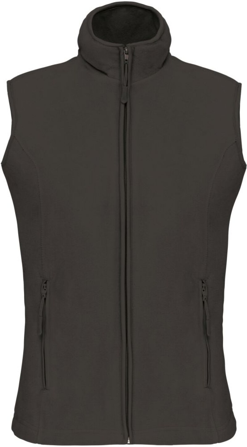 Dámská mikrofleecová vesta Kariban fleece vest women, tmavě šedá, vel. XXL