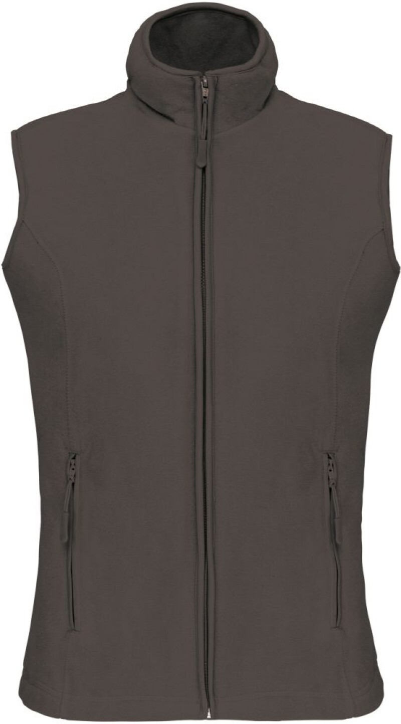 Dámská mikrofleecová vesta Kariban fleece vest women, vojenská tmavá zelená, vel. 3XL