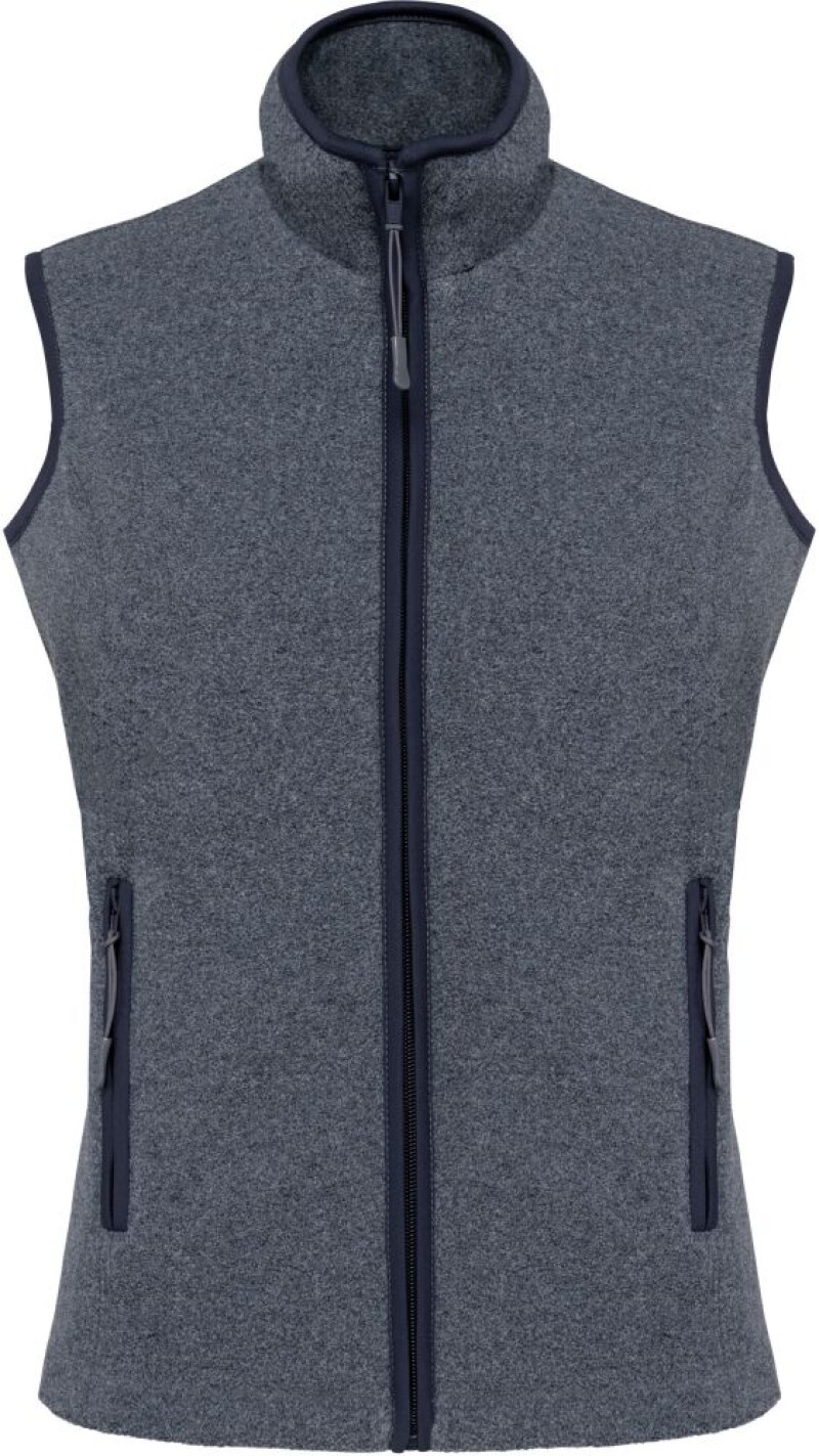 Dámská mikrofleecová vesta Kariban fleece vest women, tmavá námořní modrá, vel. M