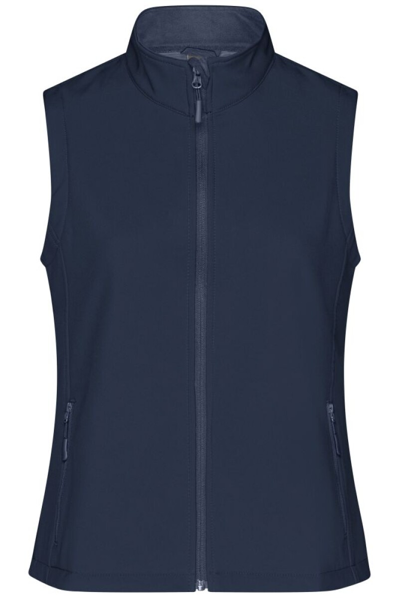 Dámská vesta James & Nicholson Promo softshell, námořní modrá, velikost XL
