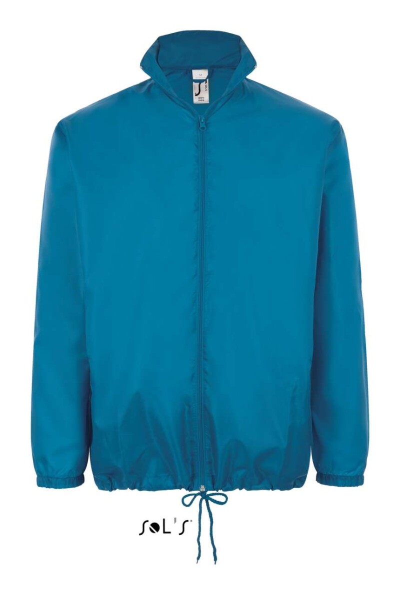 Unisex větrovka SOLS SHIFT - UNISEX WATER REPELLENT WINDBREAKER, modrozelená, 3XL