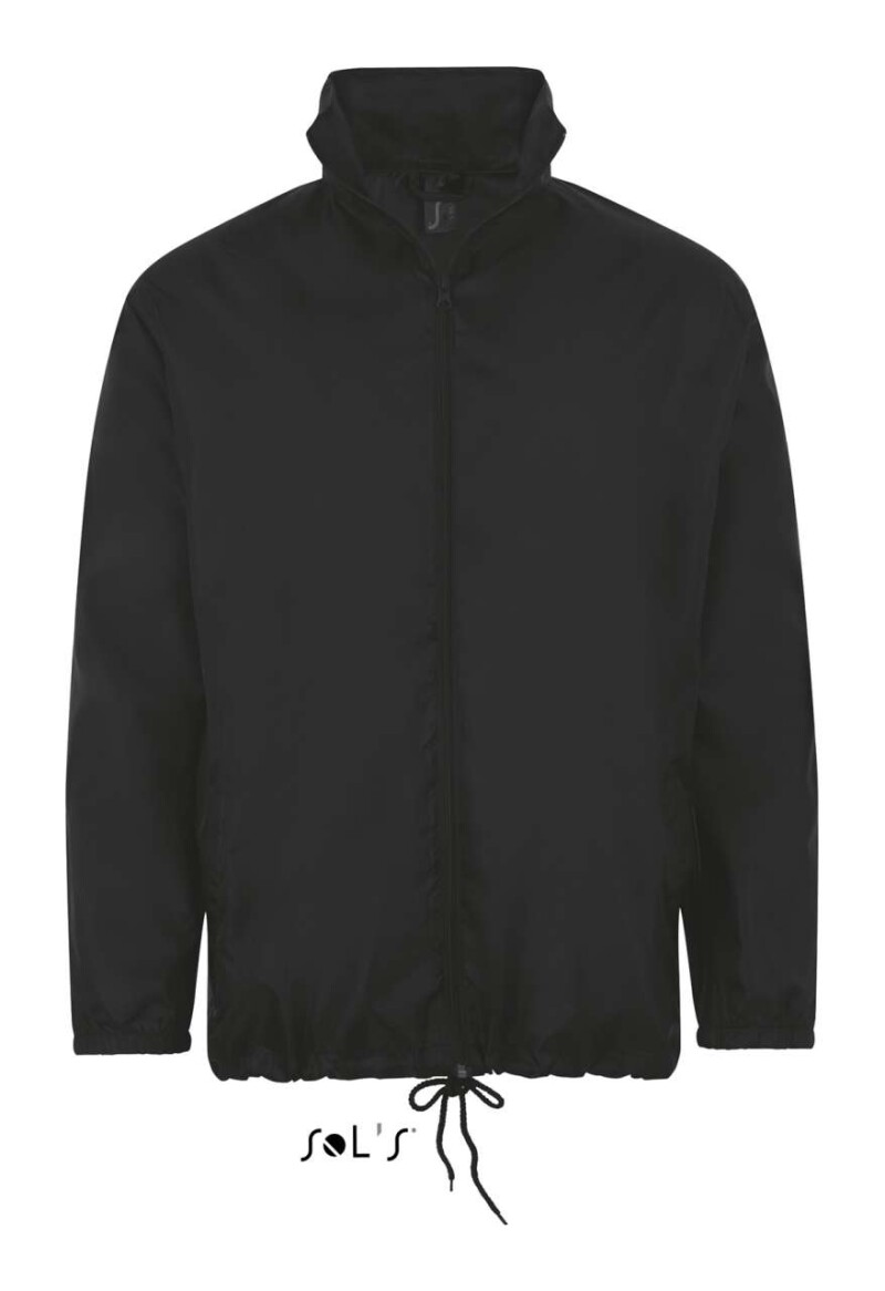 Unisex větrovka SOLS SHIFT - UNISEX WATER REPELLENT WINDBREAKER, černá, 2XL