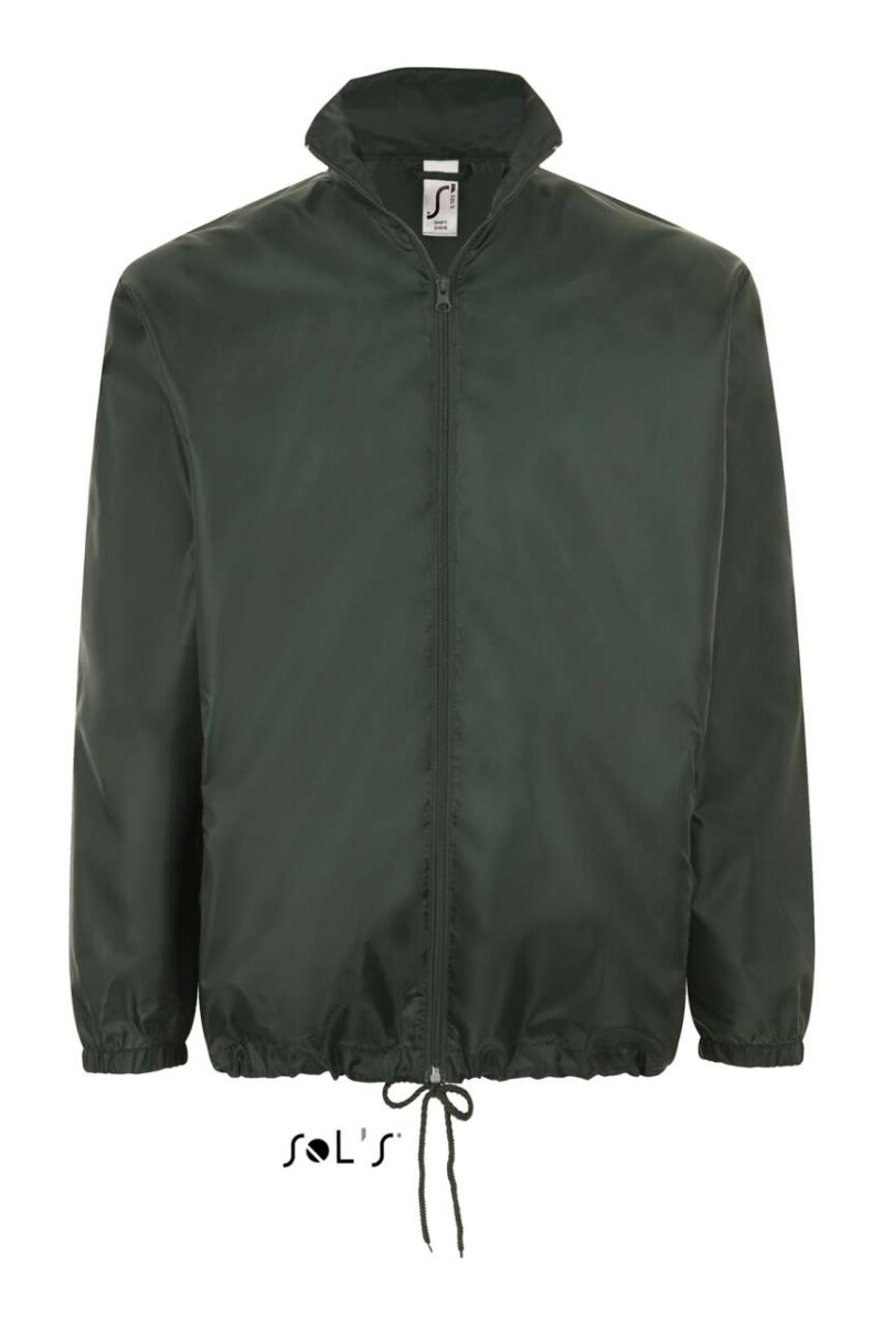 Unisex větrovka SOLS SHIFT - UNISEX WATER REPELLENT WINDBREAKER, tmavě zelená, 3XL