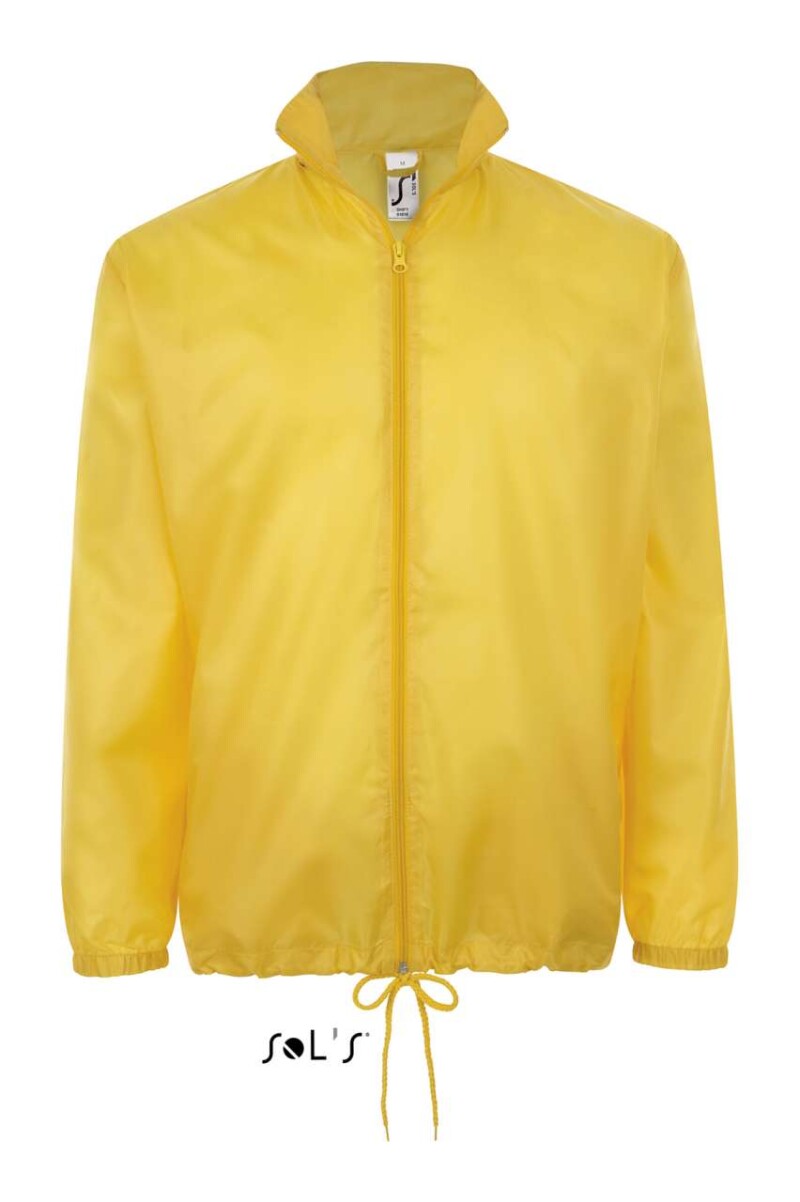 Unisex větrovka SOLS SHIFT - UNISEX WATER REPELLENT WINDBREAKER, žlutá, L