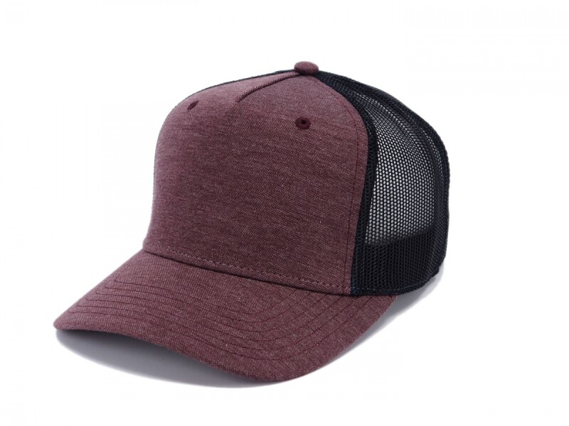 GEITA pětipanelová kšiltovka ve stylu snapback, vínová