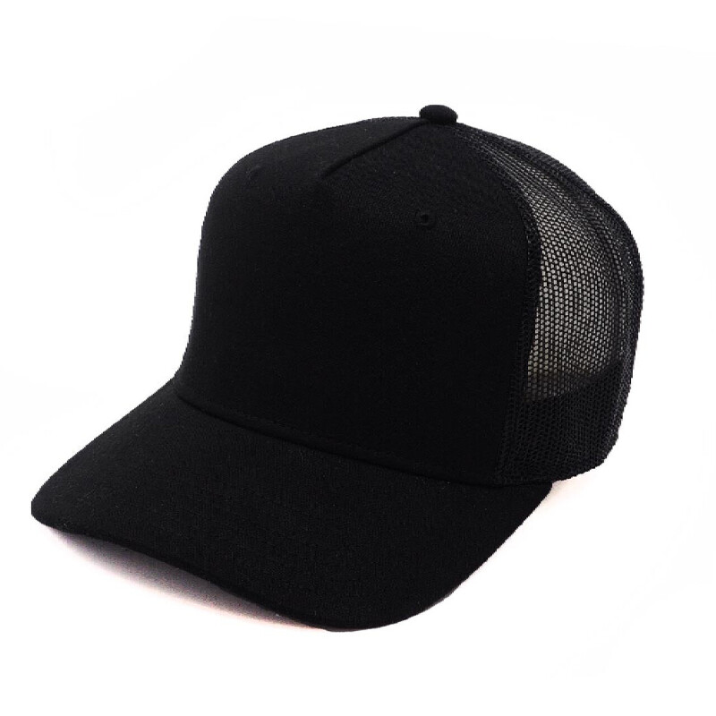 GEITA pětipanelová kšiltovka ve stylu snapback, černá