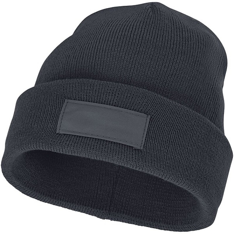 Akrylová čepice Boreas protáhlého tvaru (beanie), tmavě modrá