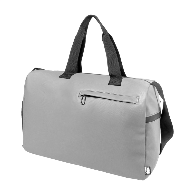 ISERNIA Sportovní taška z voděodolného RPET, šedá