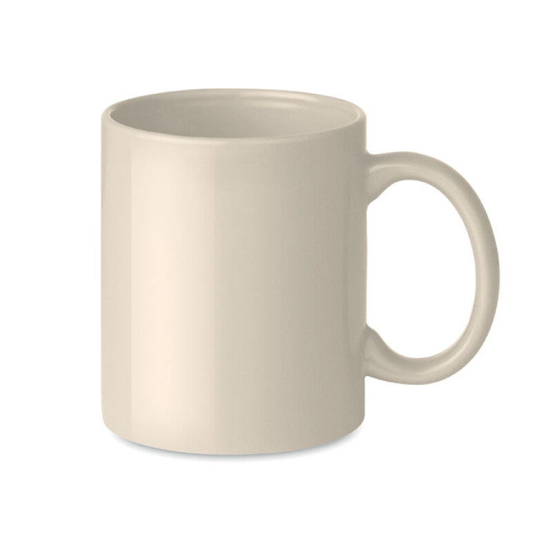 Barevný keramický hrnek 300ml, béžová
