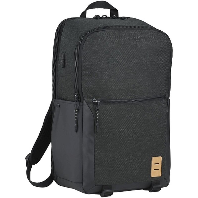 Batoh na notebook s velkou přední kapsou, červená