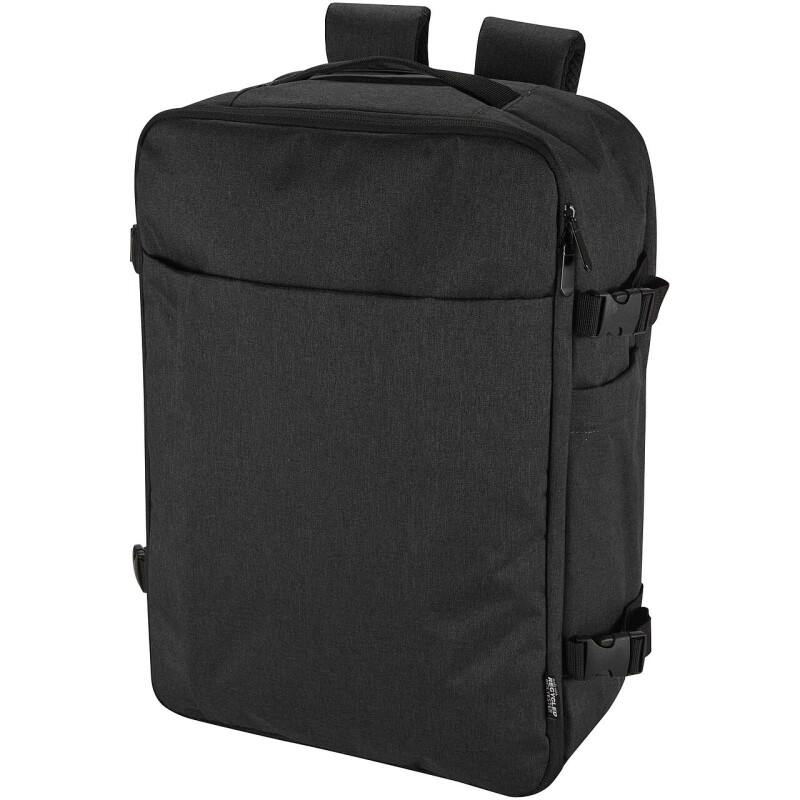 Batoh na notebook velikosti 17” z recyklovaného GRS, antracitová