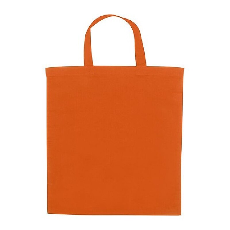 Bavlněná taška s krátkými uchy, oranžová