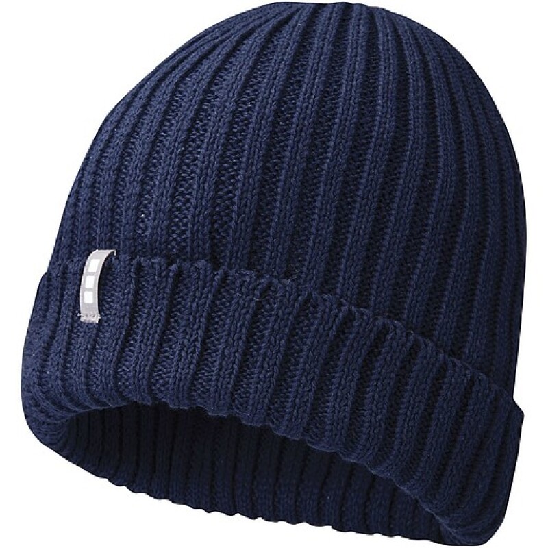 Beanie čepice z organické bavlny, námořní modrá