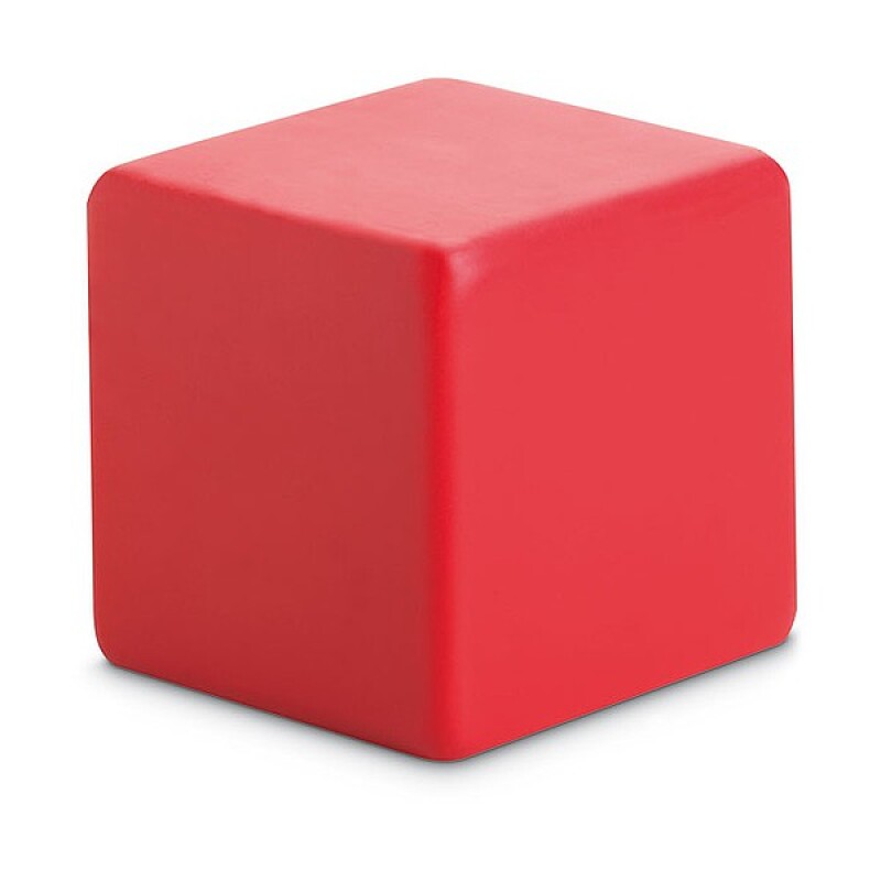 BRICK Antistresová kostka, červená