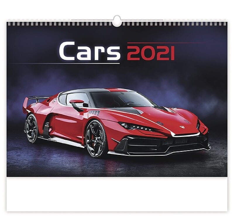 Cars 2027, nástěnný kalendář, prodloužená záda