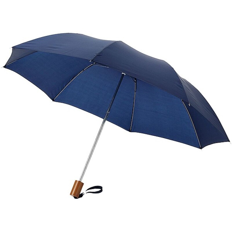 Červený skládací deštník o průměru 90cm