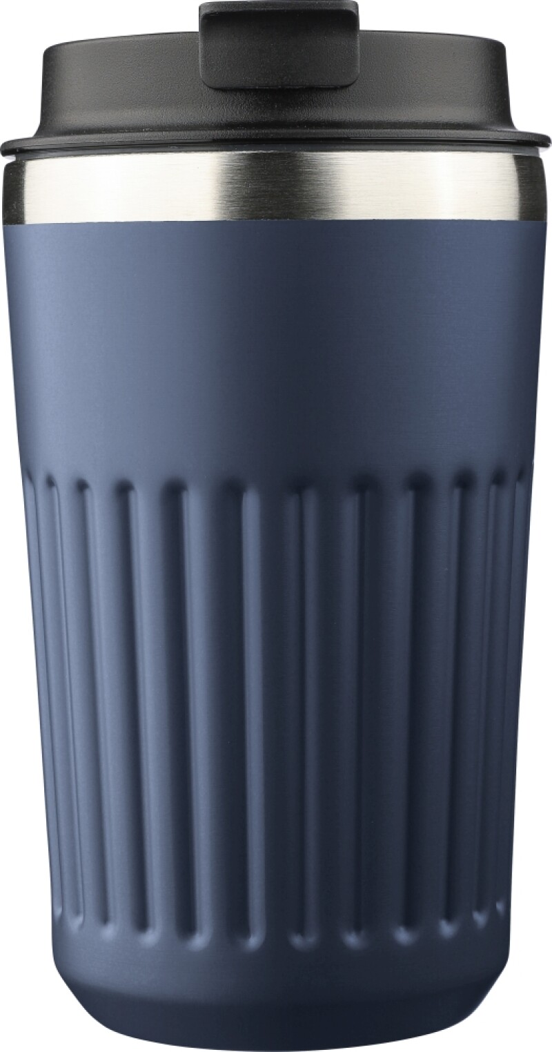 LACHOS Cestovní termohrnek z recyklované nerezové oceli, 400 ml, tmavě modrá