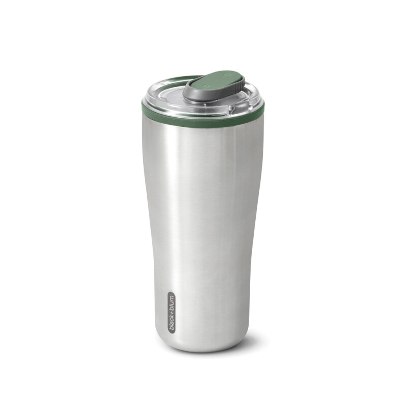 Cestovní nerezový termo termohrnek 600ml , tmavě zelená