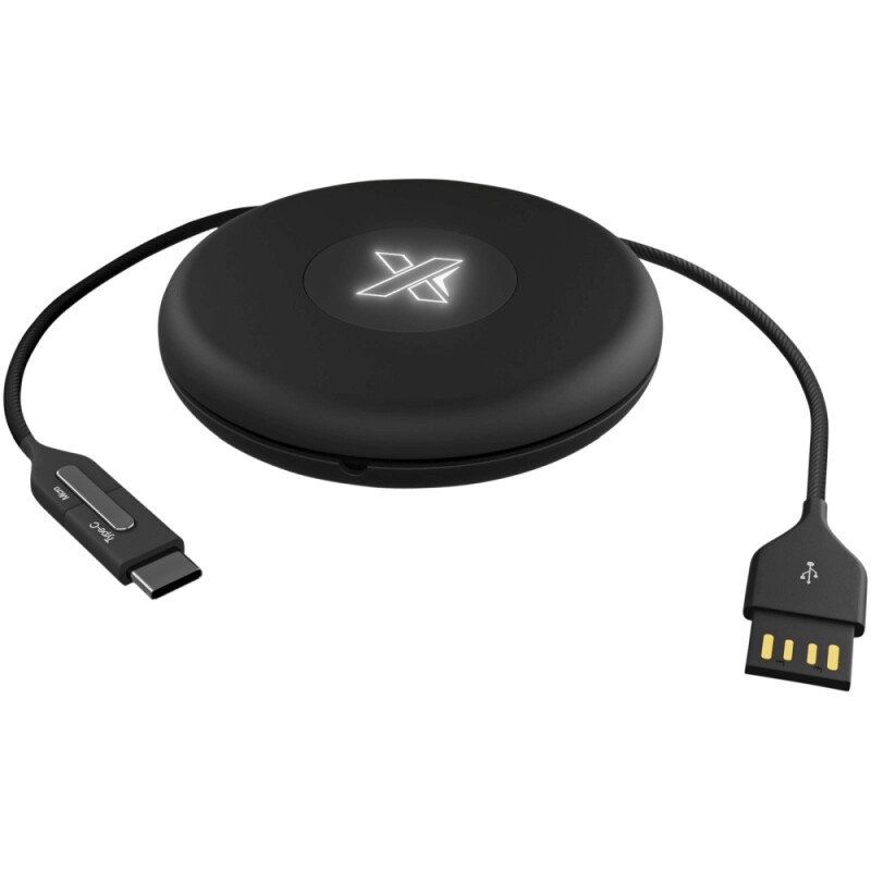 Cestovní světelný kabel SCX.design, černá