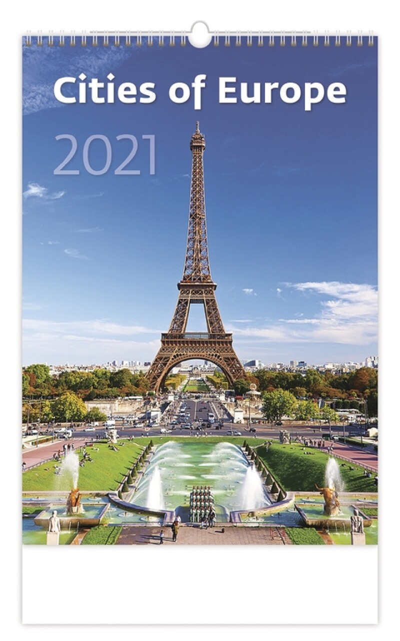 Europe 2027, nástěnný kalendář, prodloužená záda