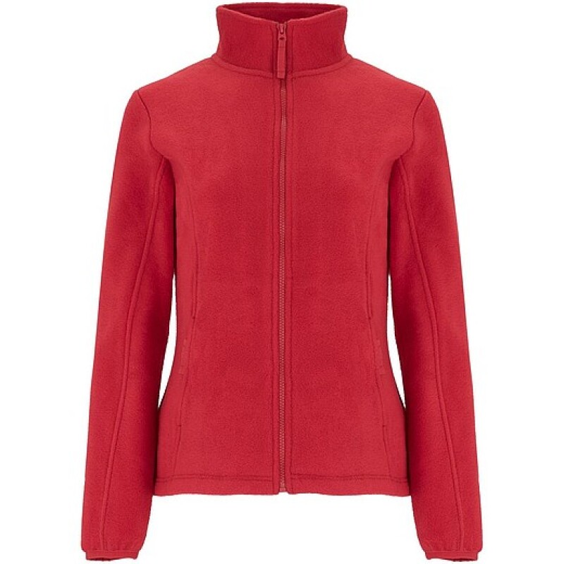 Dámská fleecová celorozepínací bunda, ROLY ARTIC, červená, vel. 2XL