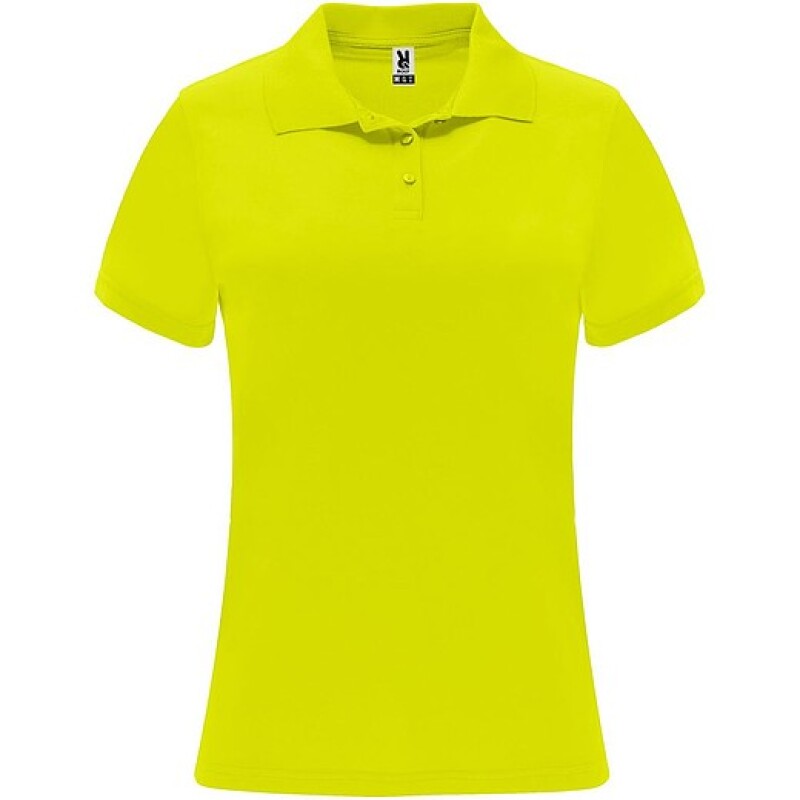 Dámská funkční polokošile s krátkým rukávem, ROLY MONZHA, žlutá, vel. 2XL