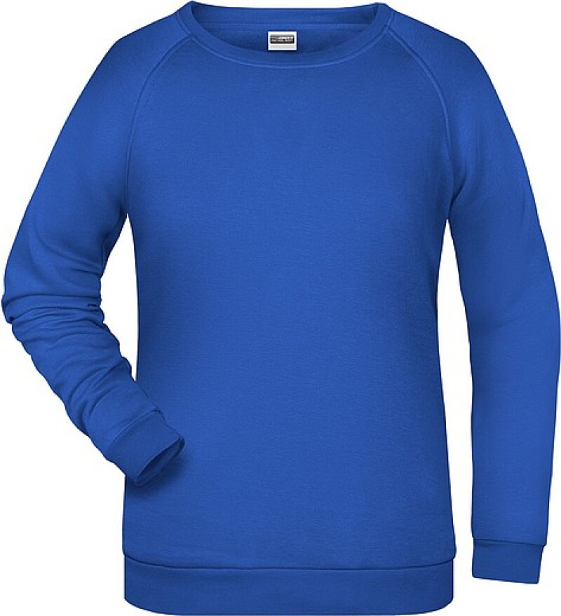 Dámská mikina James Nicholson sweatshirt women, královská modrá, vel. XL