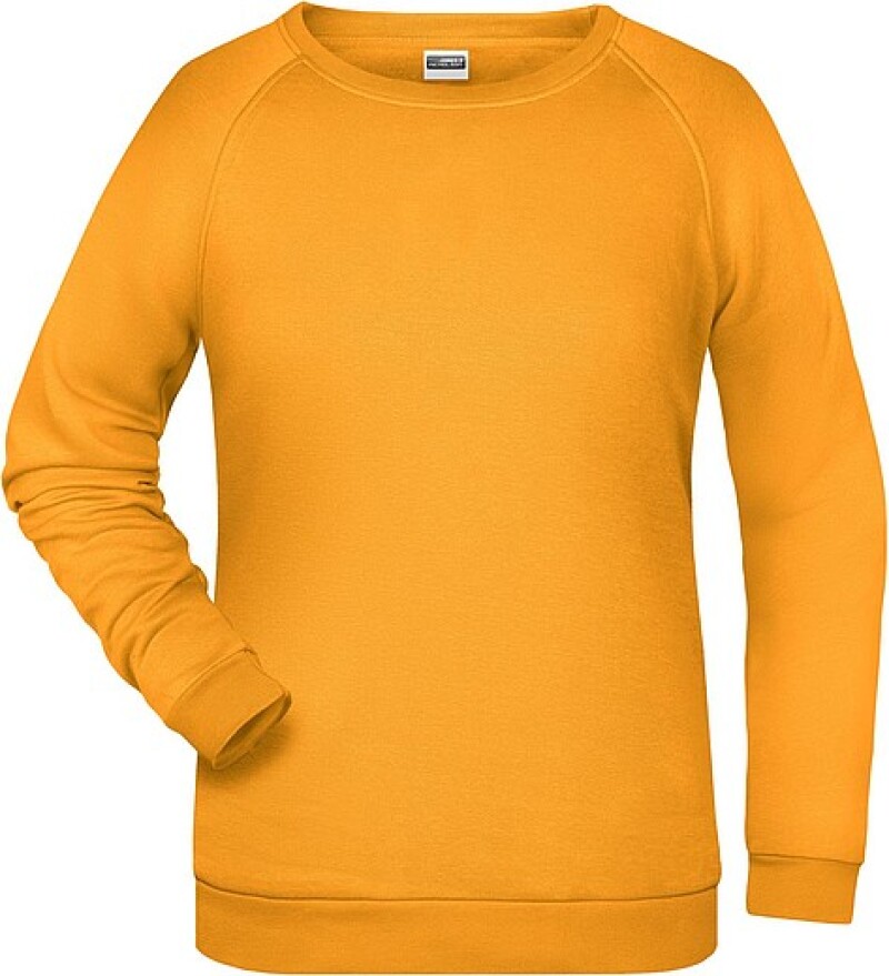 Dámská mikina James Nicholson sweatshirt women, tmavě žlutá, vel. 3XL