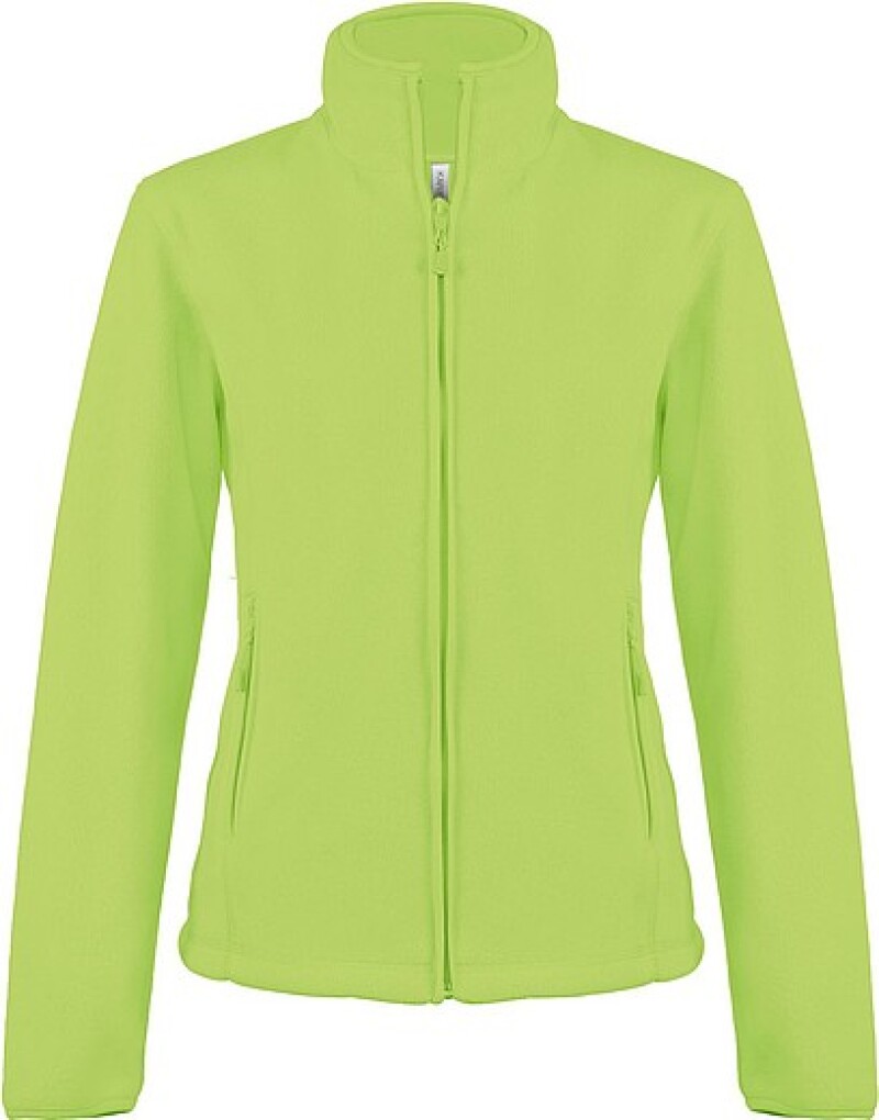 Dámská mikrofleecová mikina Kariban fleece jacket women, světle zelená, vel. XXL
