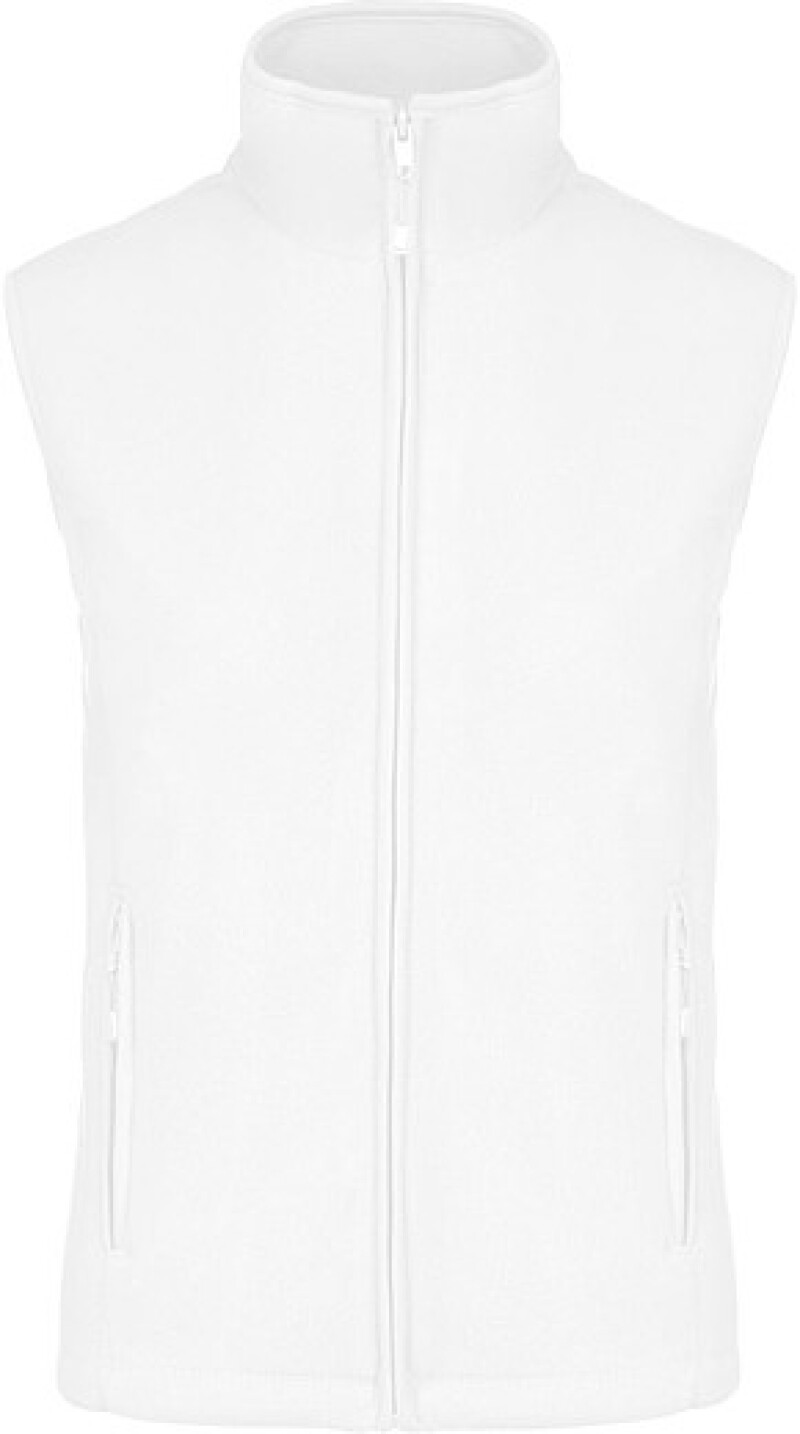 Dámská mikrofleecová vesta Kariban fleece vest women, bílá, vel. XL