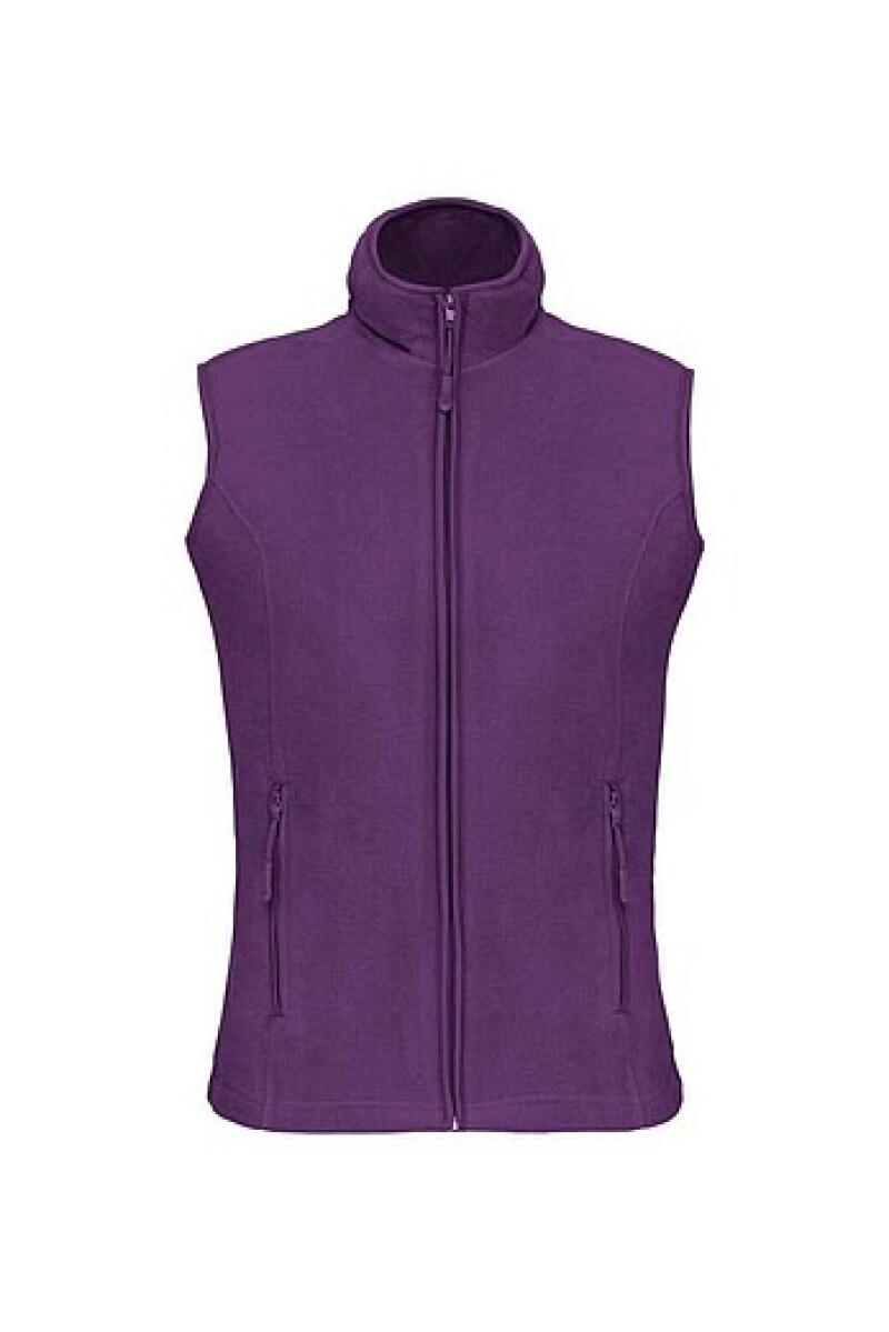 Dámská mikrofleecová vesta Kariban fleece vest women, fialová, vel. 3XL