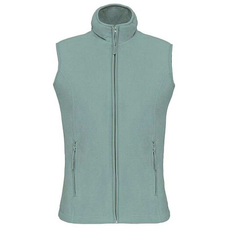Dámská mikrofleecová vesta Kariban fleece vest women, mátová, vel. M