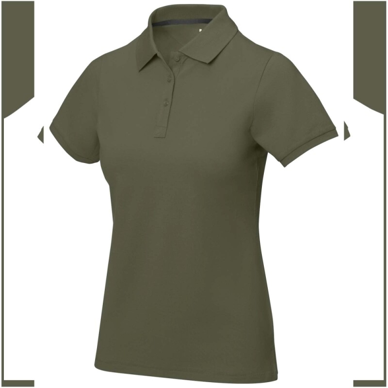 Dámská polokošile Elevate Calgary, velikost XS, vojenská zelená - khaki