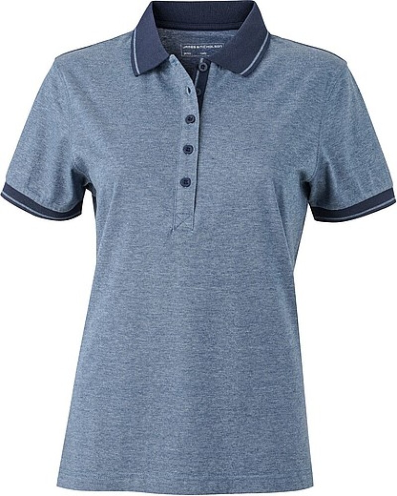 Dámská polokošile James Nicholson polo megange women, sv. modrá/ tmavě modrá, vel. XXL