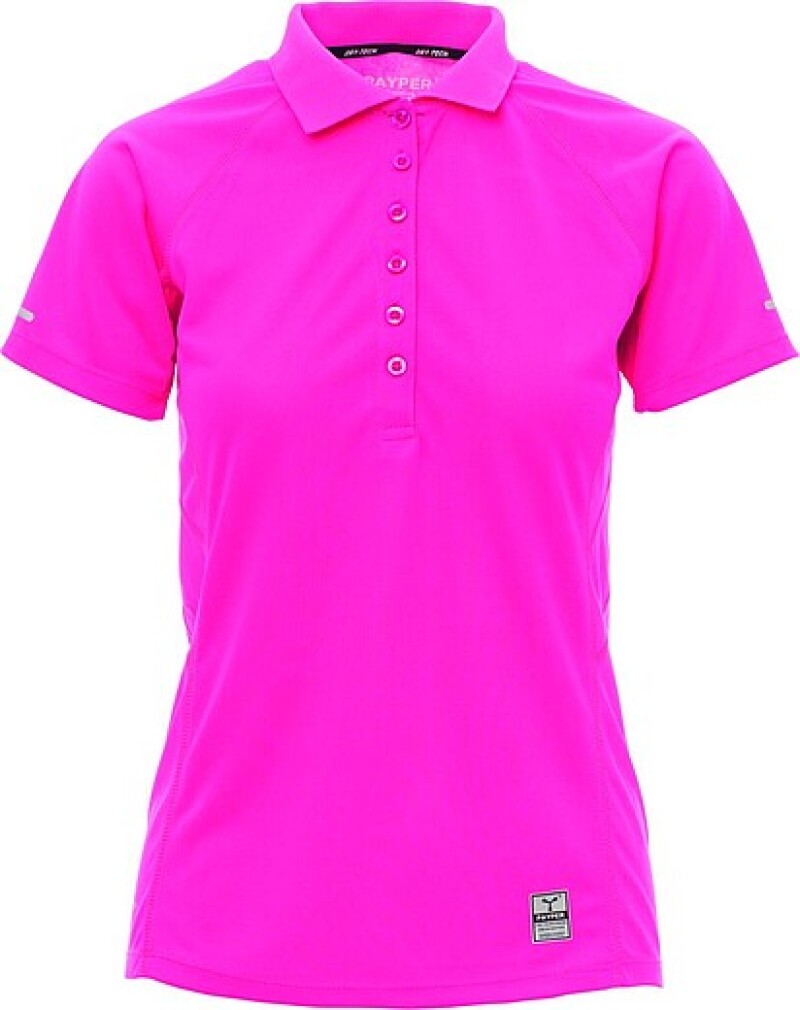 Dámská polokošile PAYPER TRAINING LADY, fluo růžová, velikost XL