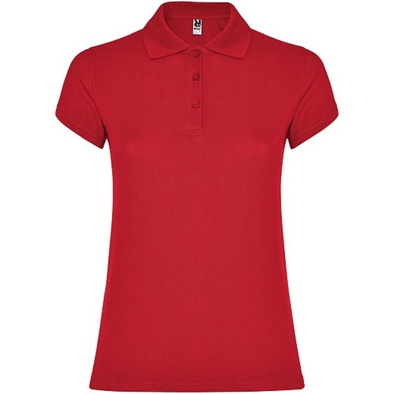 Dámská polokošile s krátkým rukávem, ROLY STAR, červená, 3XL