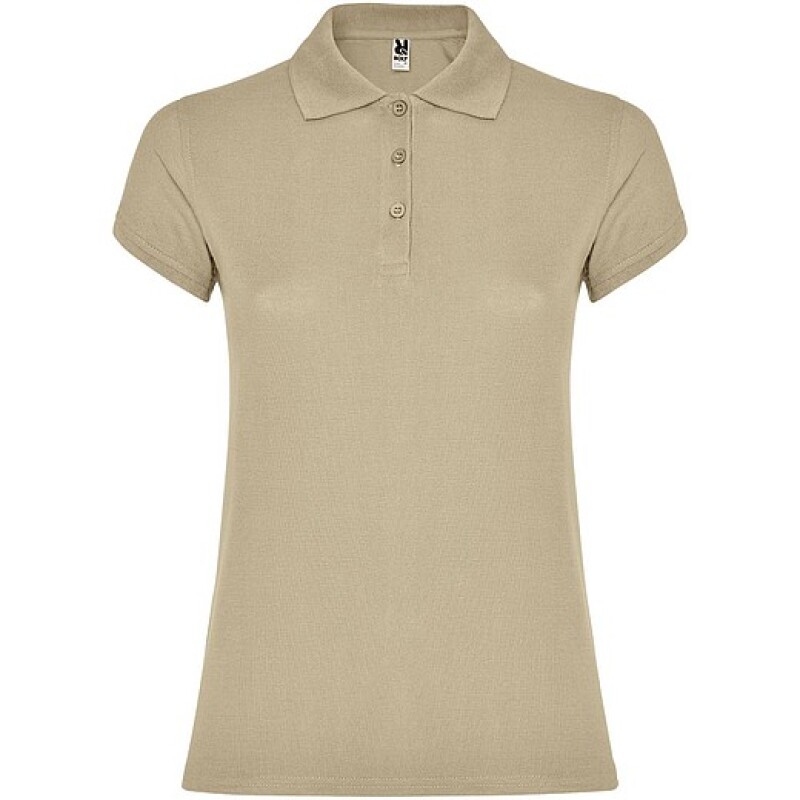 Dámská polokošile s krátkým rukávem, ROLY STAR, světle hnědá, vel. 2XL